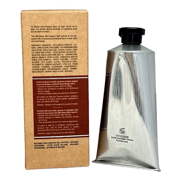 L'Occitane Homme Eav Des Bavx After-Shave Balm 75mL NIB - Picture 3 of 5